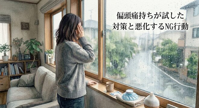 偏頭痛持ちが試した対策と悪化するNG行動
